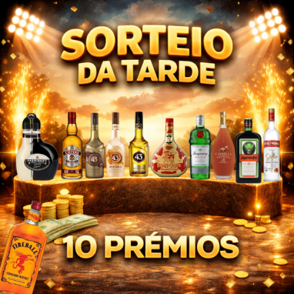 SORTEIO ESPECIAL DA TARDE 10/03